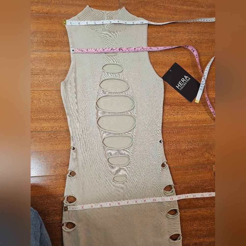 Women's Sexy Cut Out Sleeveless Maxi Dress Bodycon Party Club Long Dress Size S - Picture 10 of 13